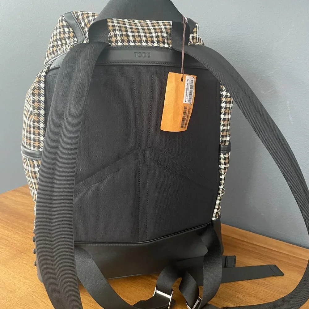 Tod's Italy  Fabric‎ Backpack, Tech New Gommini Medio, XBMTDSG9300NRHXTT3